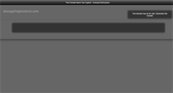Desktop Screenshot of bhangarhighschool.com